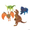 3 1/4" Transforming Dinosaur-Filled Plastic Easter Eggs - 12 Pc.