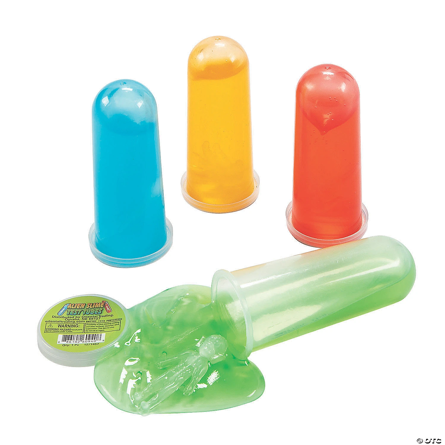 Alien Test Tubes of Slime - 12 Pc.