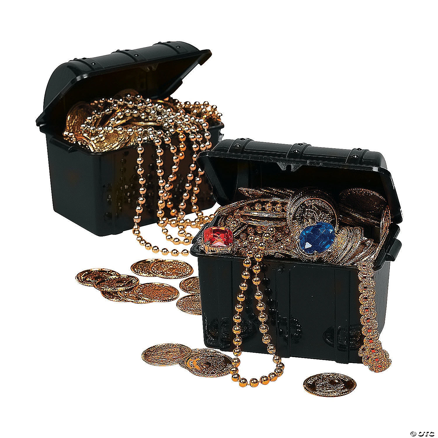 Black Pirate Chests - 12 Pc. - Image 2