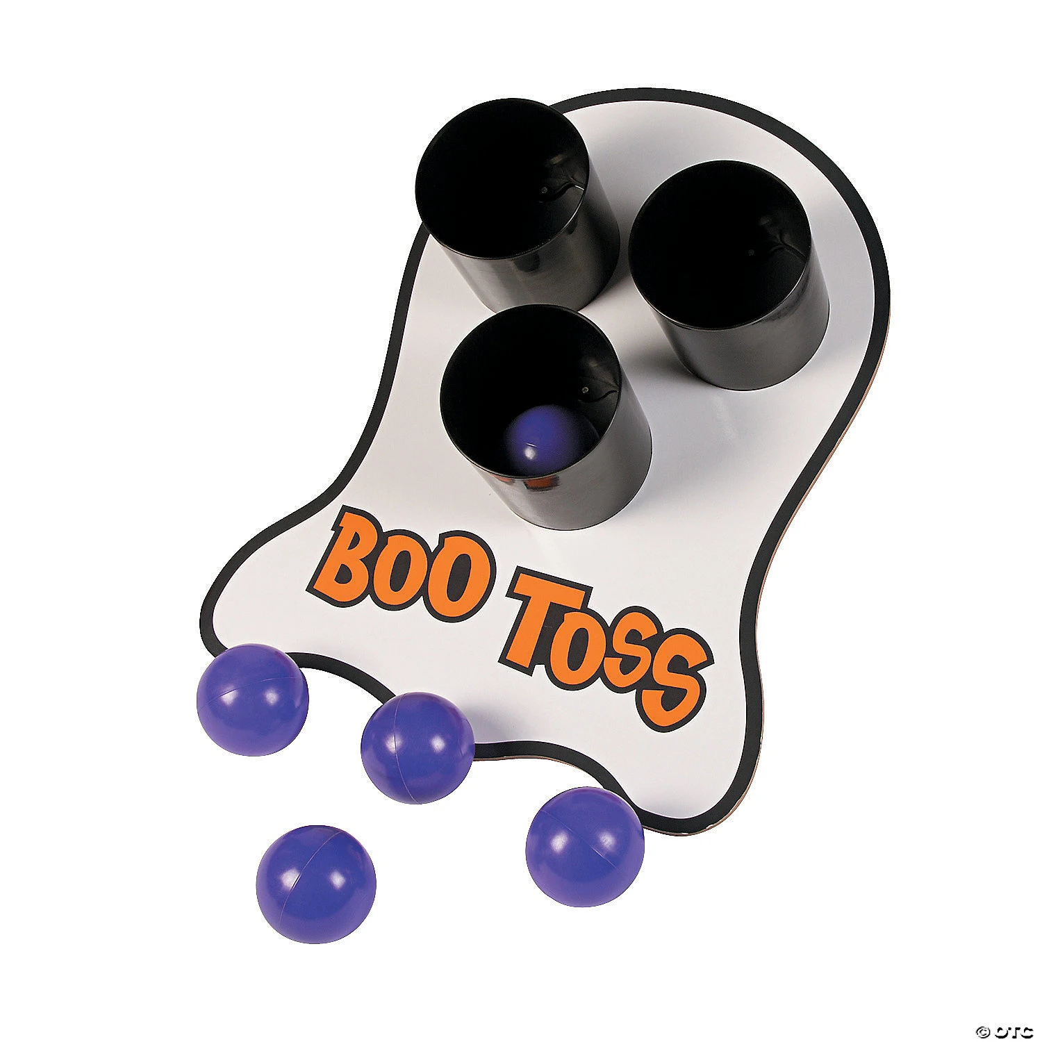 Boo Halloween Ball Toss Game