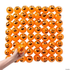 Bulk Squishy Water Beads Pumpkin Balls - 72 Pc.