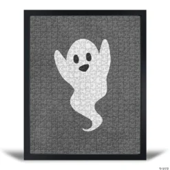 Creative Gallery "Boo - Gray" 16x20 Puzzle & Puzzle Wall Mount Bundle