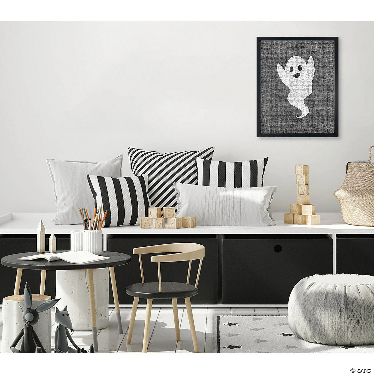 Creative Gallery "Boo - Gray" 16x20 Puzzle & Puzzle Wall Mount Bundle - Image 2