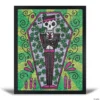 Creative Gallery "Dead in Coffin - green" 16x20 Puzzle & Puzzle Wall Mount Bundle