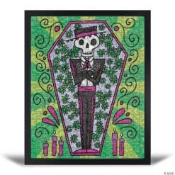 Creative Gallery "Dead in Coffin - green" 16x20 Puzzle & Puzzle Wall Mount Bundle