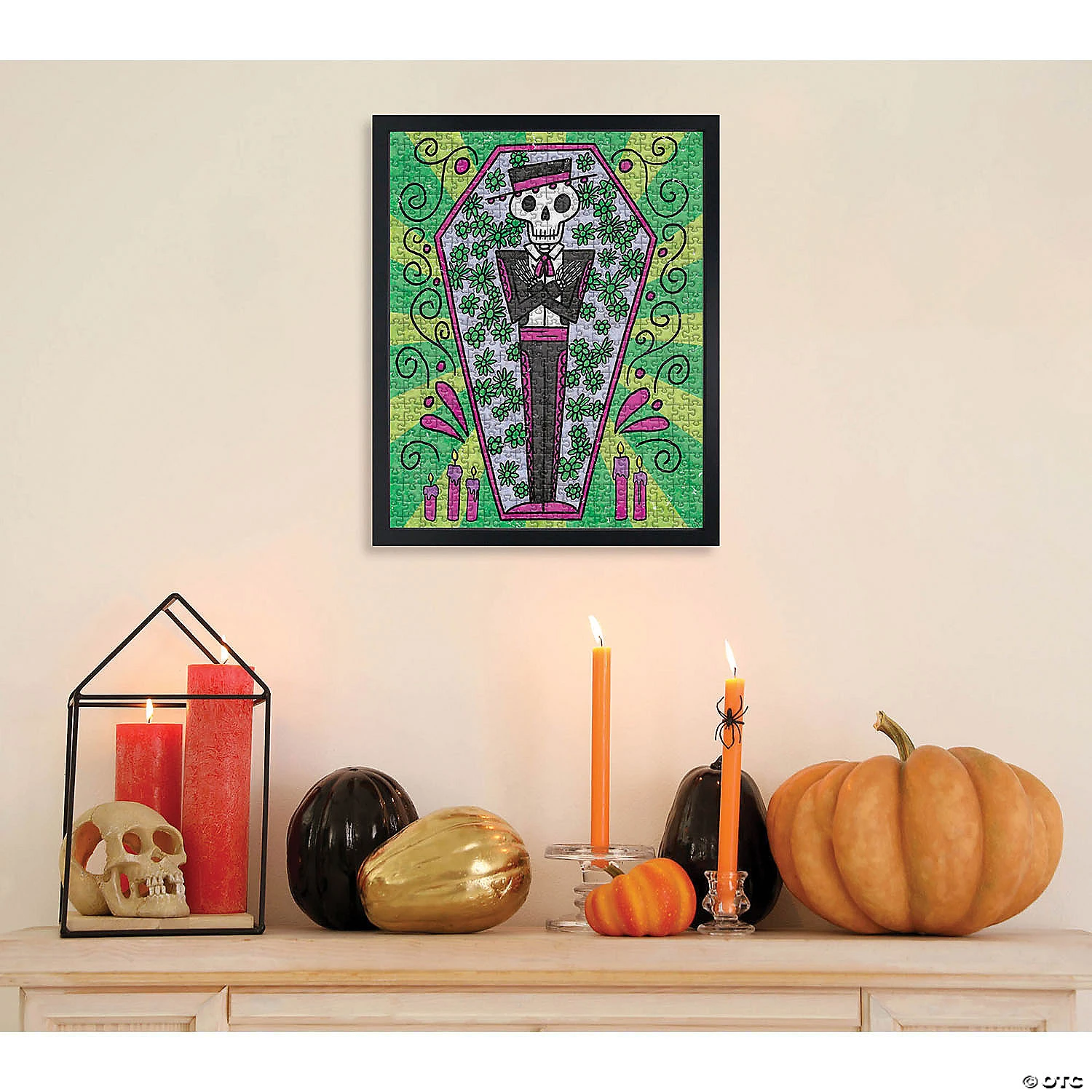 Creative Gallery "Dead in Coffin - green" 16x20 Puzzle & Puzzle Wall Mount Bundle - Image 2