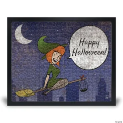 Creative Gallery "HH Witch Green" 16x20 Puzzle & Puzzle Wall Mount Bundle