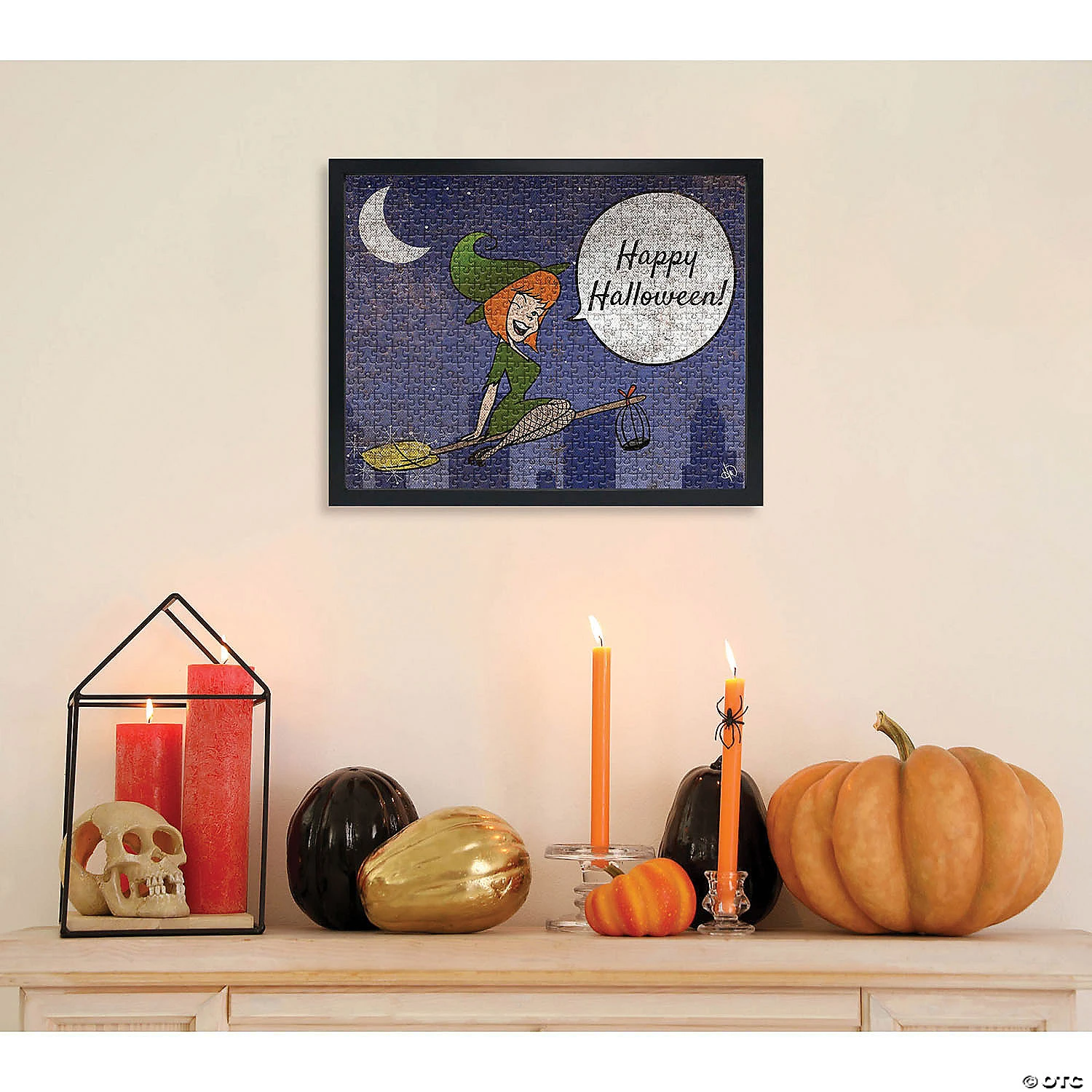 Creative Gallery "HH Witch Green" 16x20 Puzzle & Puzzle Wall Mount Bundle - Image 2