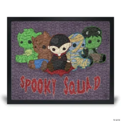 Creative Gallery "Spooky Squad Delta" 16x20 Puzzle & Puzzle Wall Mount Bundle