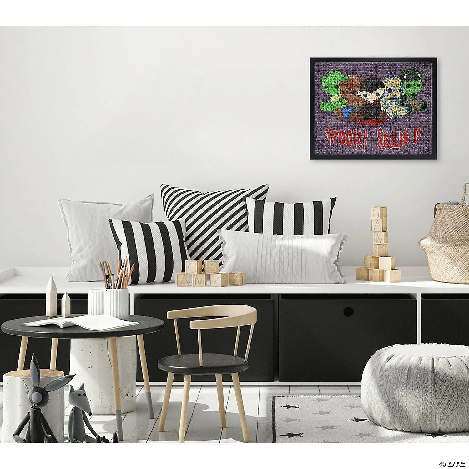 Creative Gallery "Spooky Squad Delta" 16x20 Puzzle & Puzzle Wall Mount Bundle - Image 2