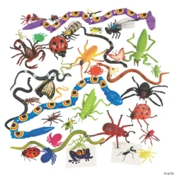 Creepy Crawly Toy Assortment - 100 Pc.