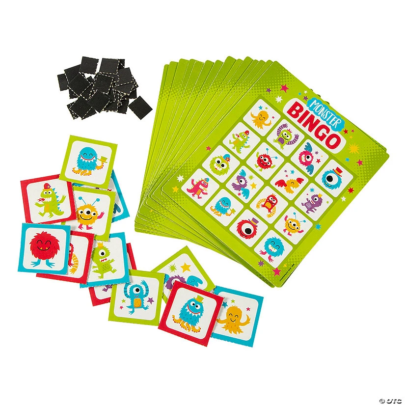 Cute Monster Bingo Game