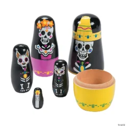Day of the Dead Nesting Dolls - 5 Pc.