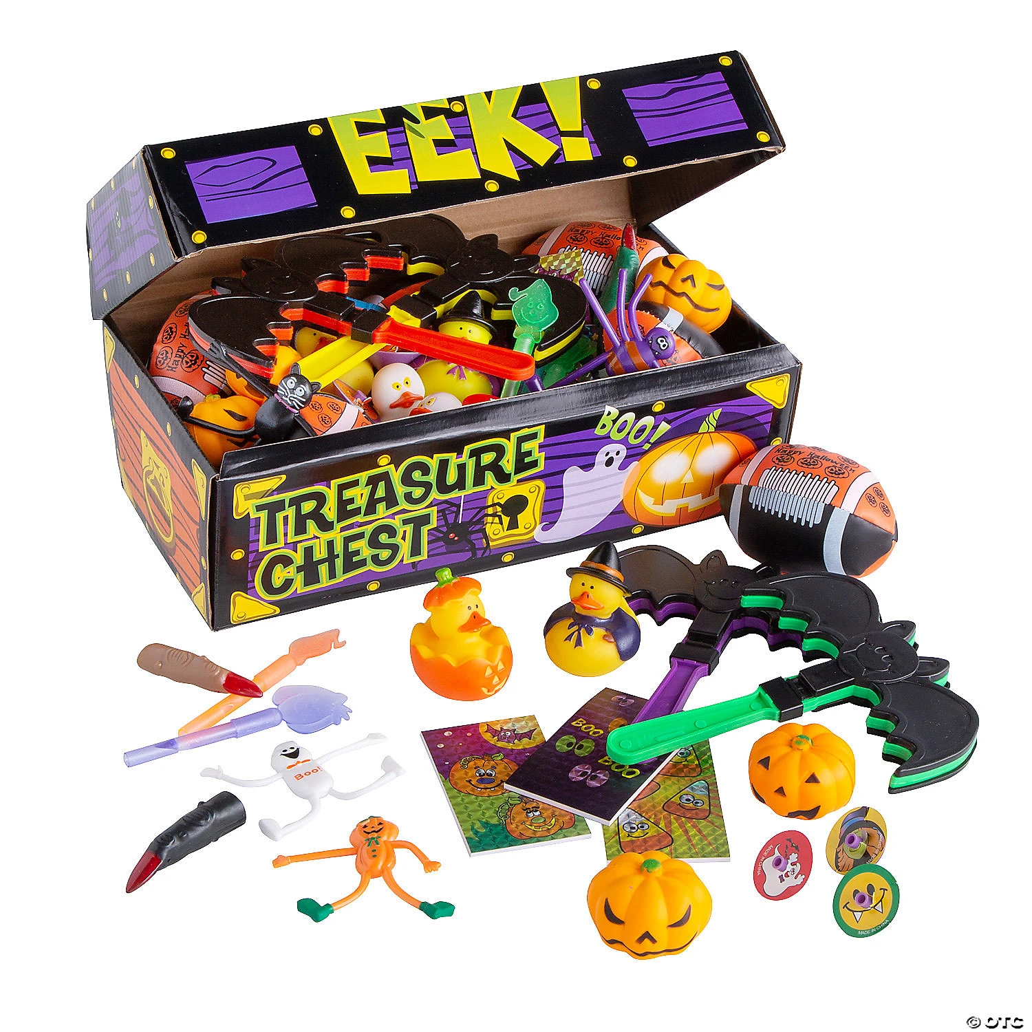Deluxe Halloween Treasure Chest Toy Assortment - 50 Pc.