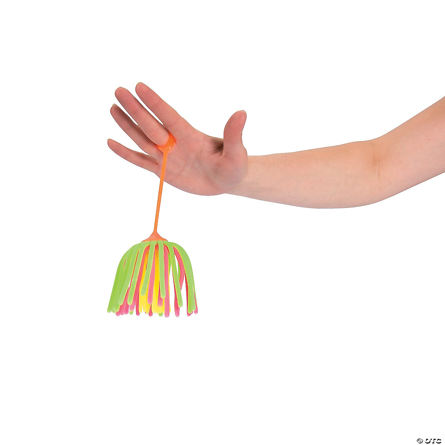 Flashing Neon Large Stretchy Noodle Ball YoYos - 12 Pc. - Image 2