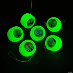 Glow-in-the-Dark Mini Zombie YoYos - 48 Pc.