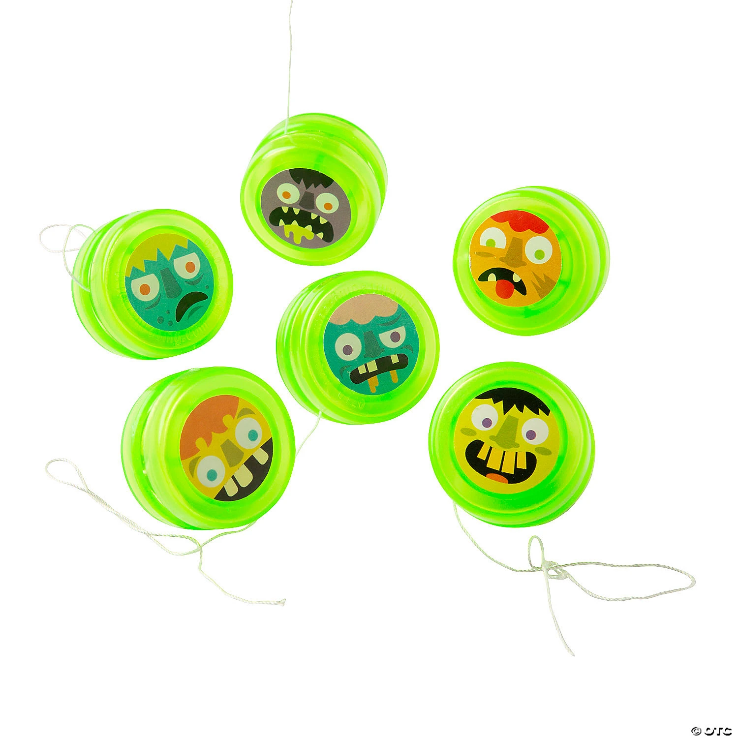 Glow-in-the-Dark Mini Zombie YoYos - 48 Pc. - Image 2