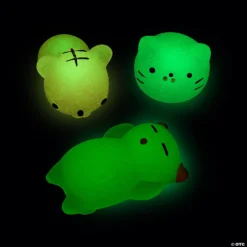 Glow-in-the-Dark Mochi Squishies - 12 Pc.