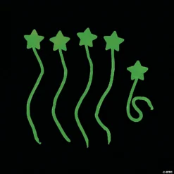 Glow-in-the-Dark Sticky Stars - 72 Pc.