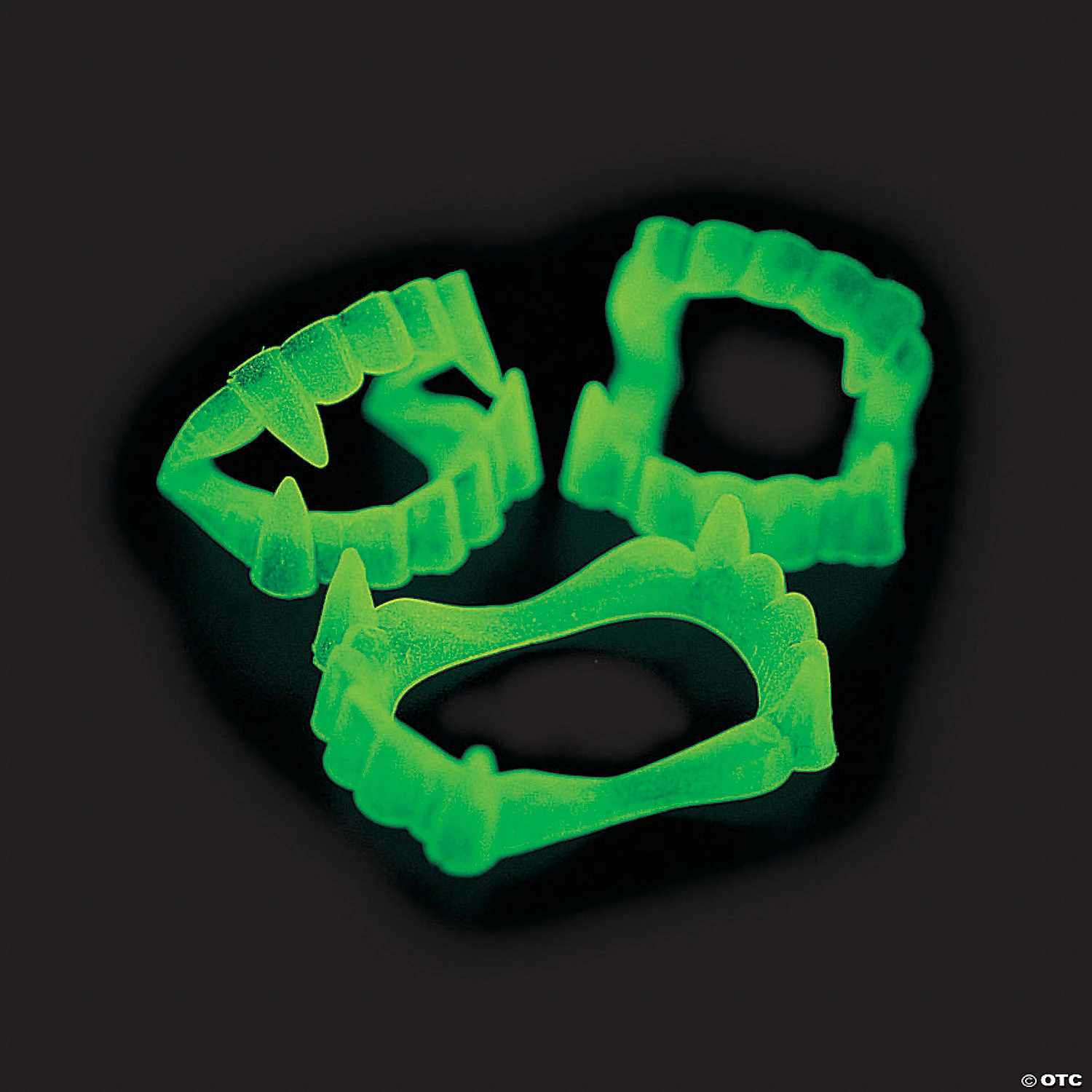 Glow-in-the-Dark Vampire Fangs - 72 Pc. - Image 3
