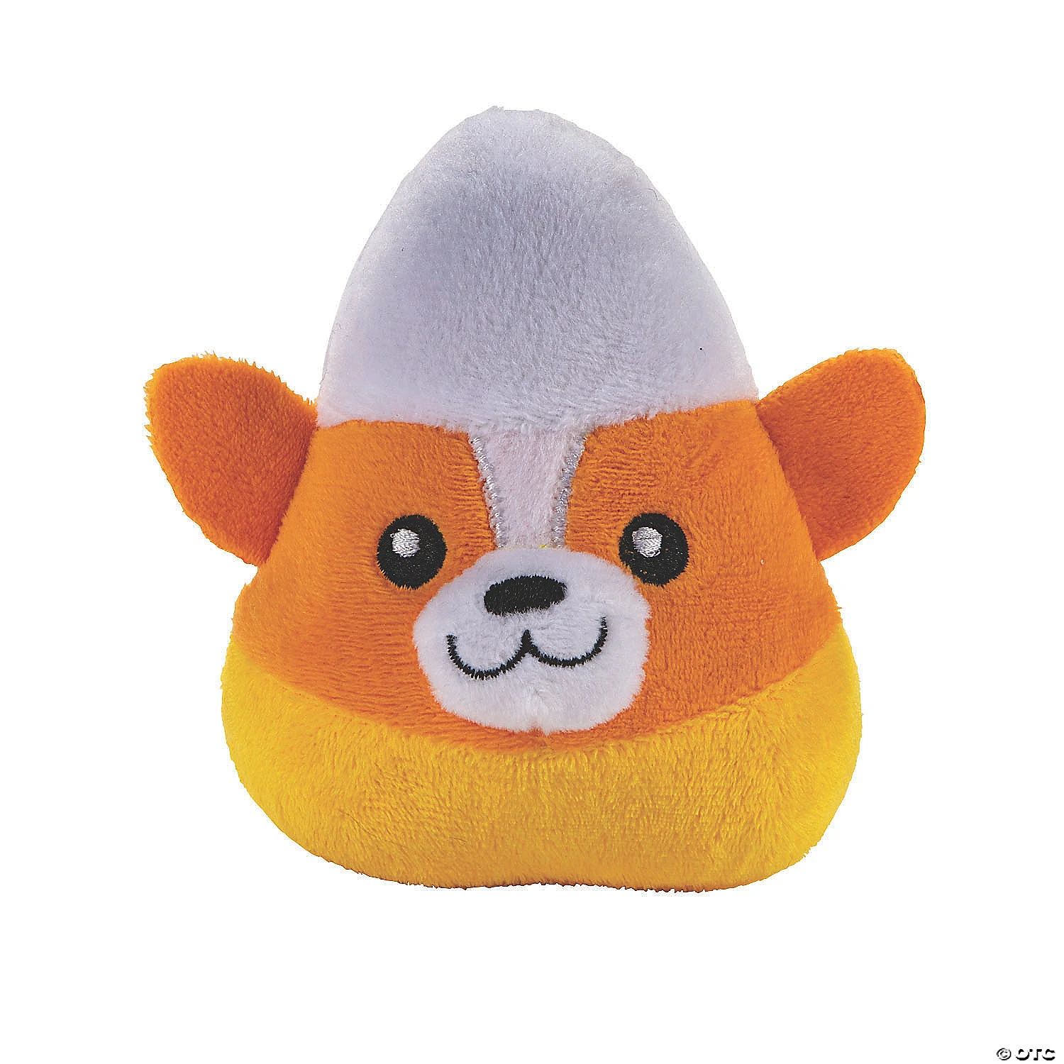 Halloween Candy Corn Plush Corgi - 12 Pc.