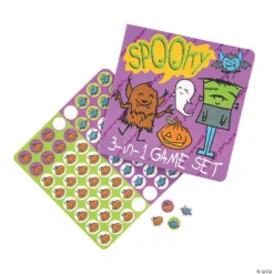 Halloween Cling Travel Games