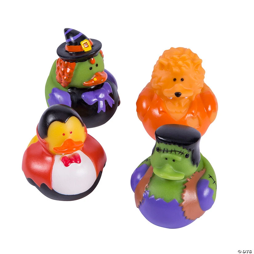 Halloween Costume Rubber Duckies - 12 Pc.