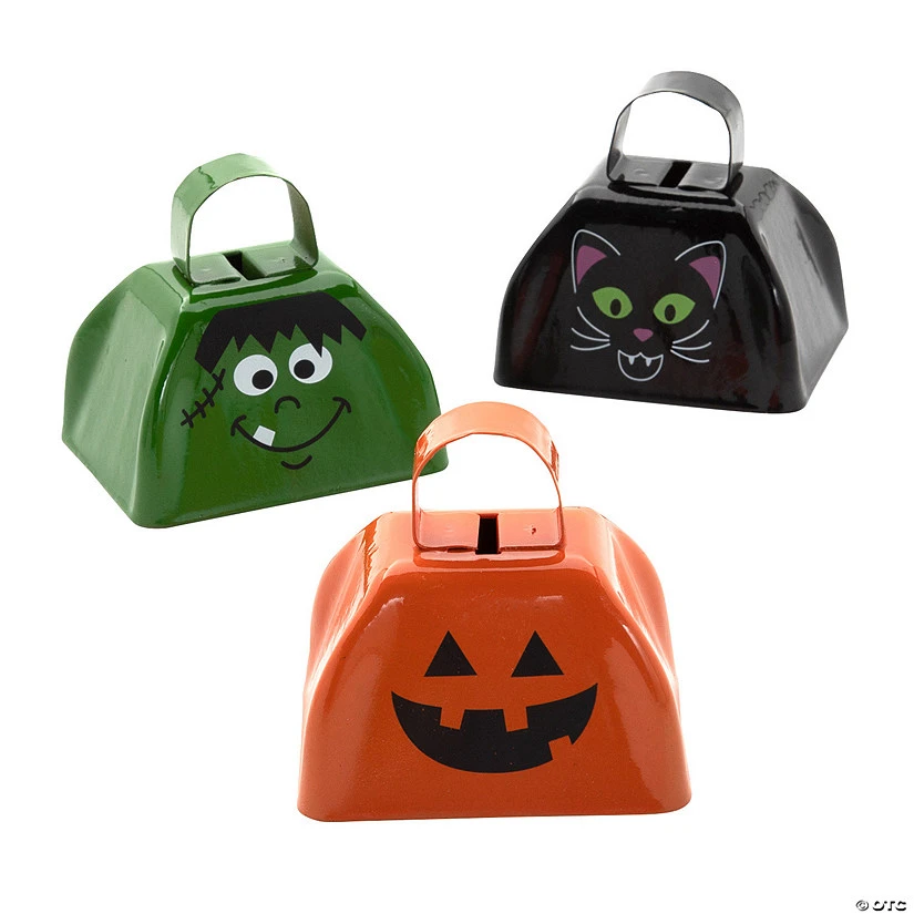 Halloween Cowbells - 12 Pc.
