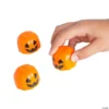 Halloween Pumpkin Pull-Back Toys - 12 Pc.