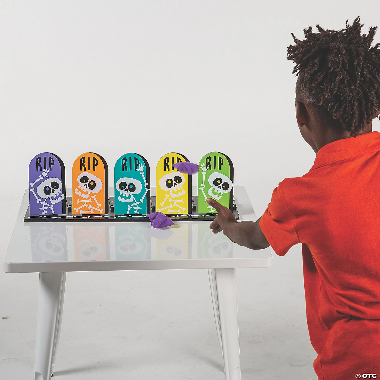 Halloween Skeleton Bean Bag Toss Game - Image 2