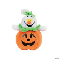 Halloween Stuffed Ghosts in Jack-O’-Lanterns - 12 Pc.