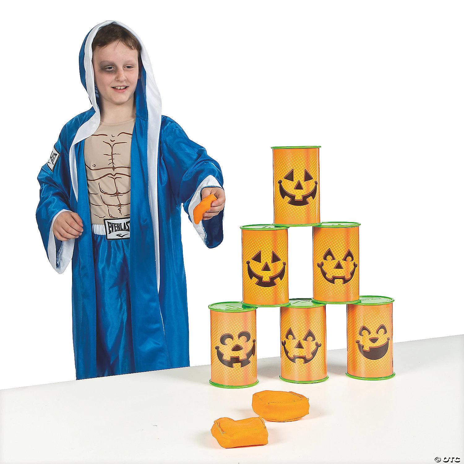 Jack-O’-Lantern Can Bean Bag Toss Game - Image 2