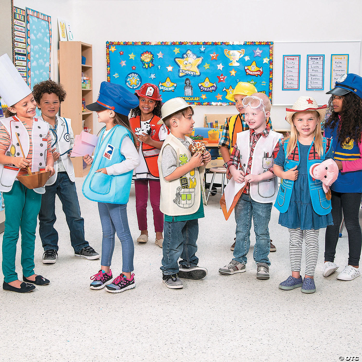 Kids’ Fire Chief Hats - 12 Pc. - Image 4