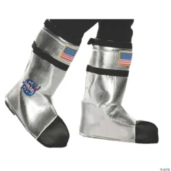 Kids' Silver Astronaut Boot Tops