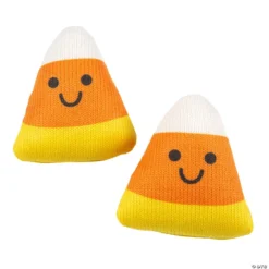 Knitted Plush Candy Corn Characters – 12 Pc.