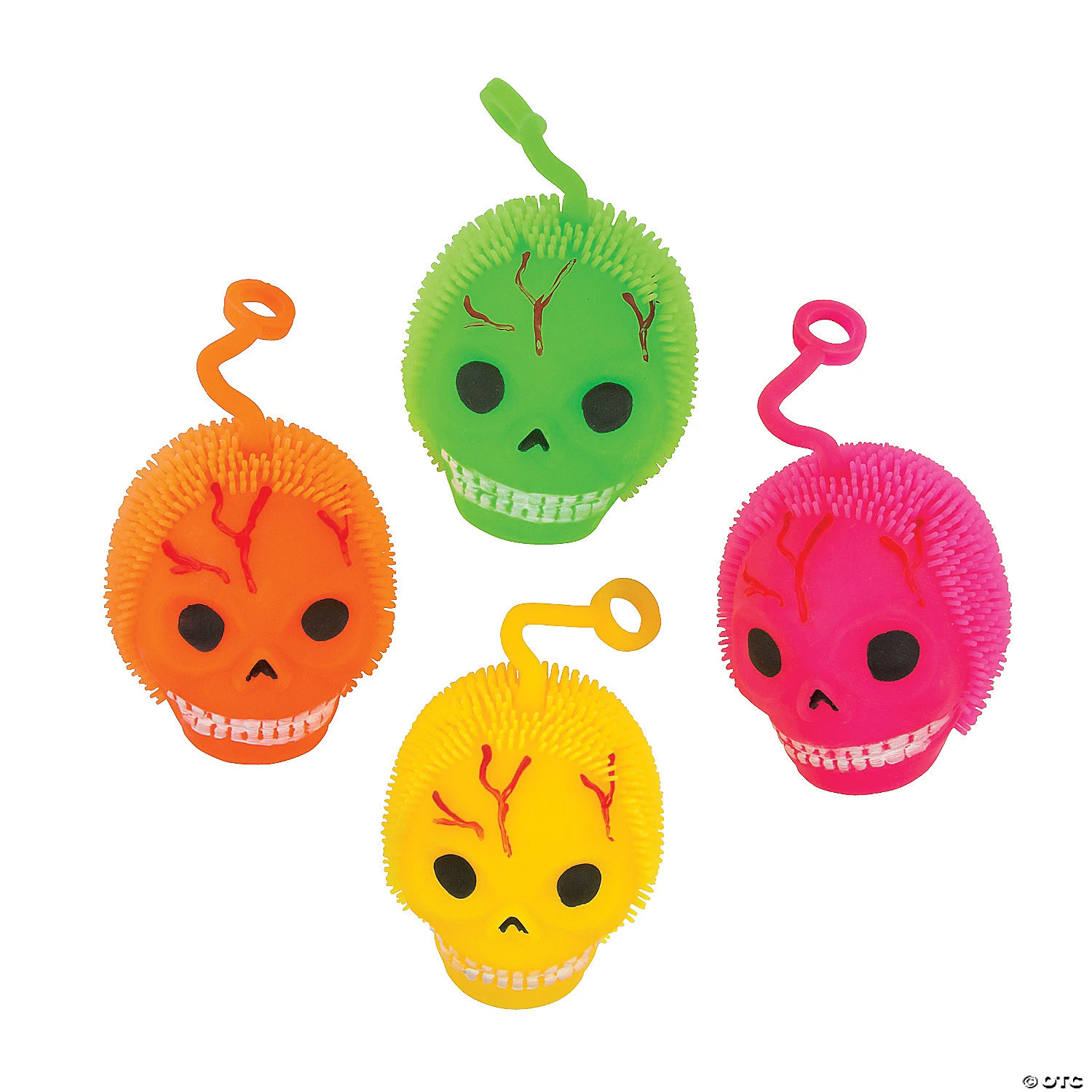 Light-Up Skull Puffer Ball YoYos - 12 Pc. - Image 2