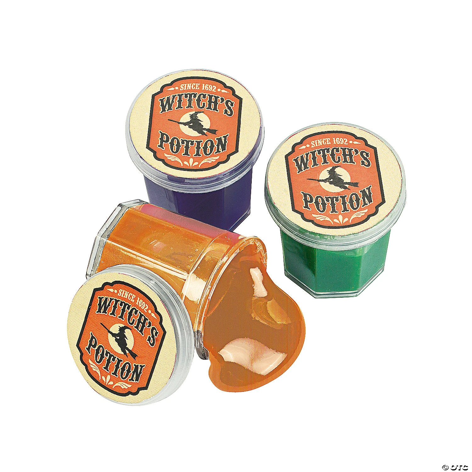 Mini Witch’s Potion Tubs of Slime - 48 Pc.