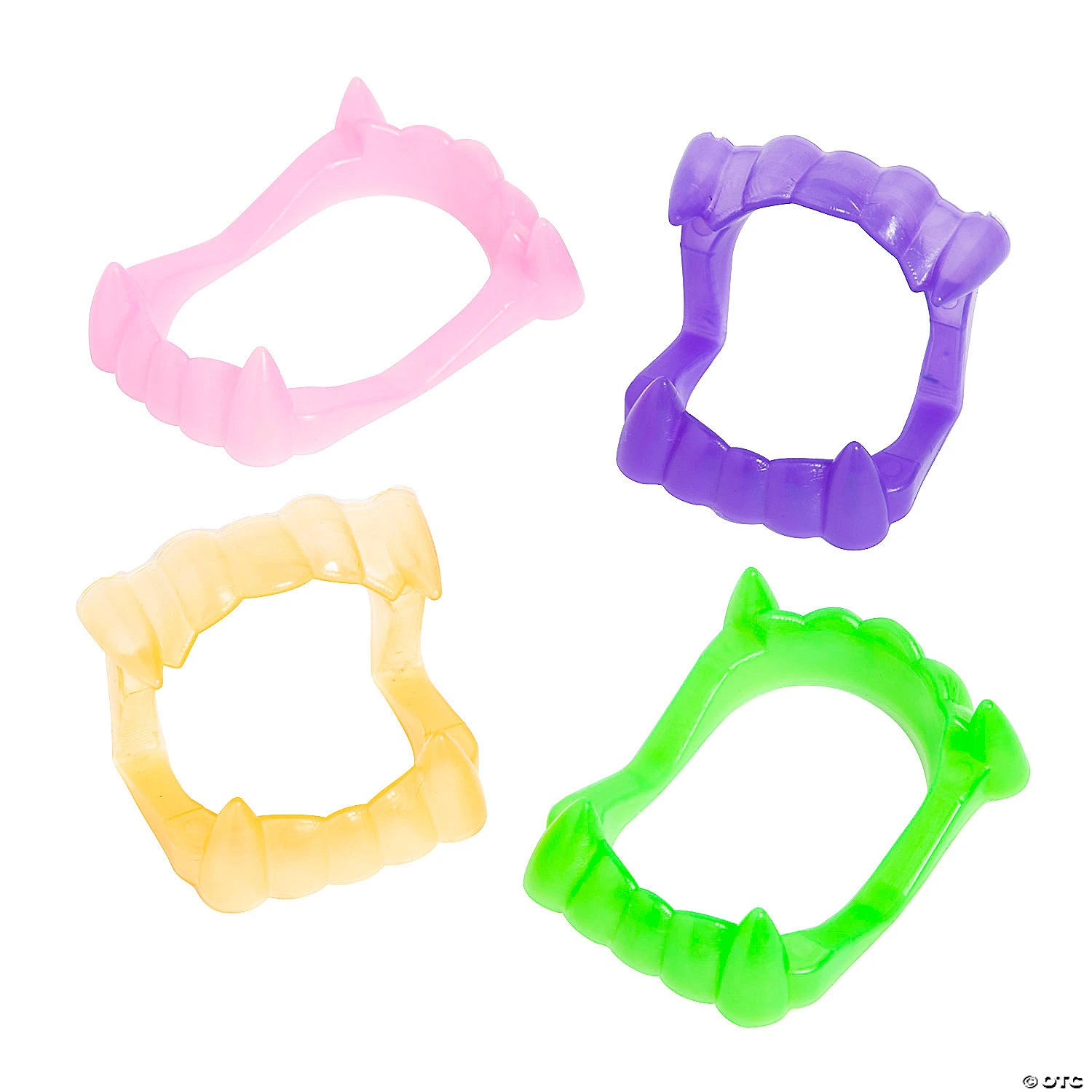 Neon Vampire Teeth - 144 Pc. - Image 4