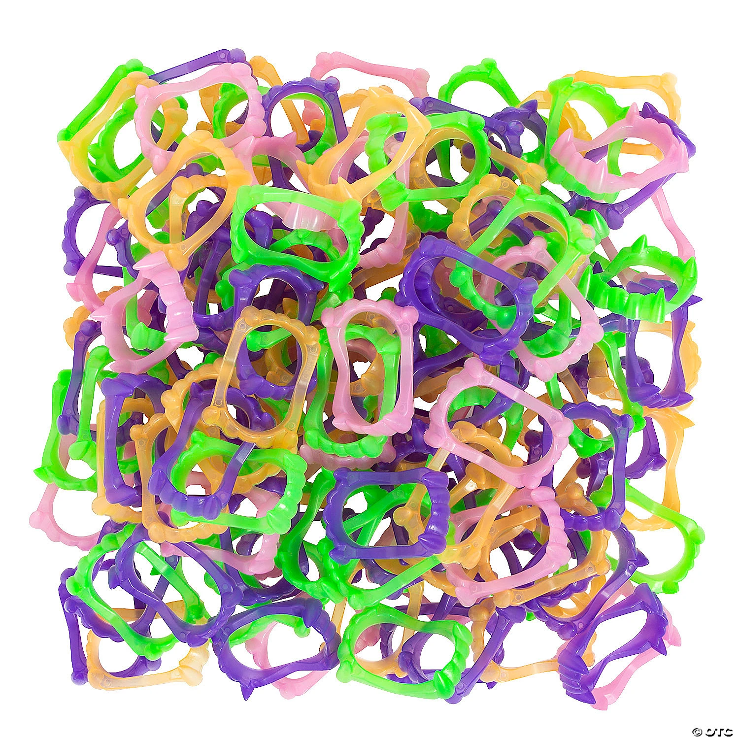 Neon Vampire Teeth - 144 Pc.