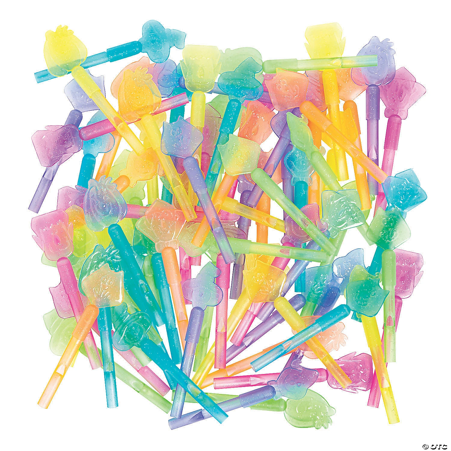 Pastel Halloween Character Whistles - 72 Pc.