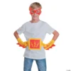 Red & Yellow Superhero Accessories - 4 Pc.