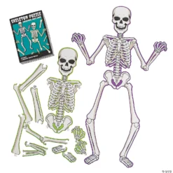Skeleton Puzzle Scavenger Hunt Game