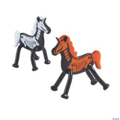 Skeleton Unicorn Bendables - 24 Pc.