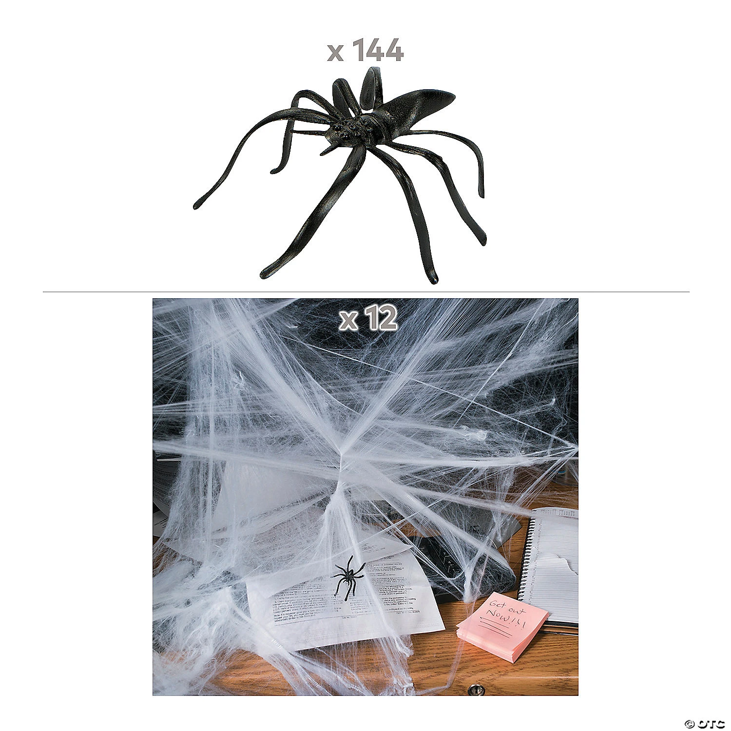 Spider Web & Spiders Game Kit - 156 Pc. - Image 2