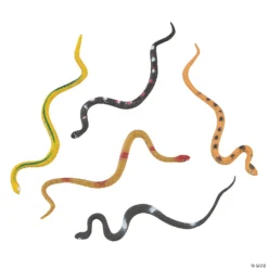 Vinyl Realistic Snakes - 48 Pc.