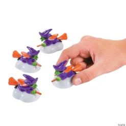 Witch on Broomstick Pull-Back Toys - 12 Pc.